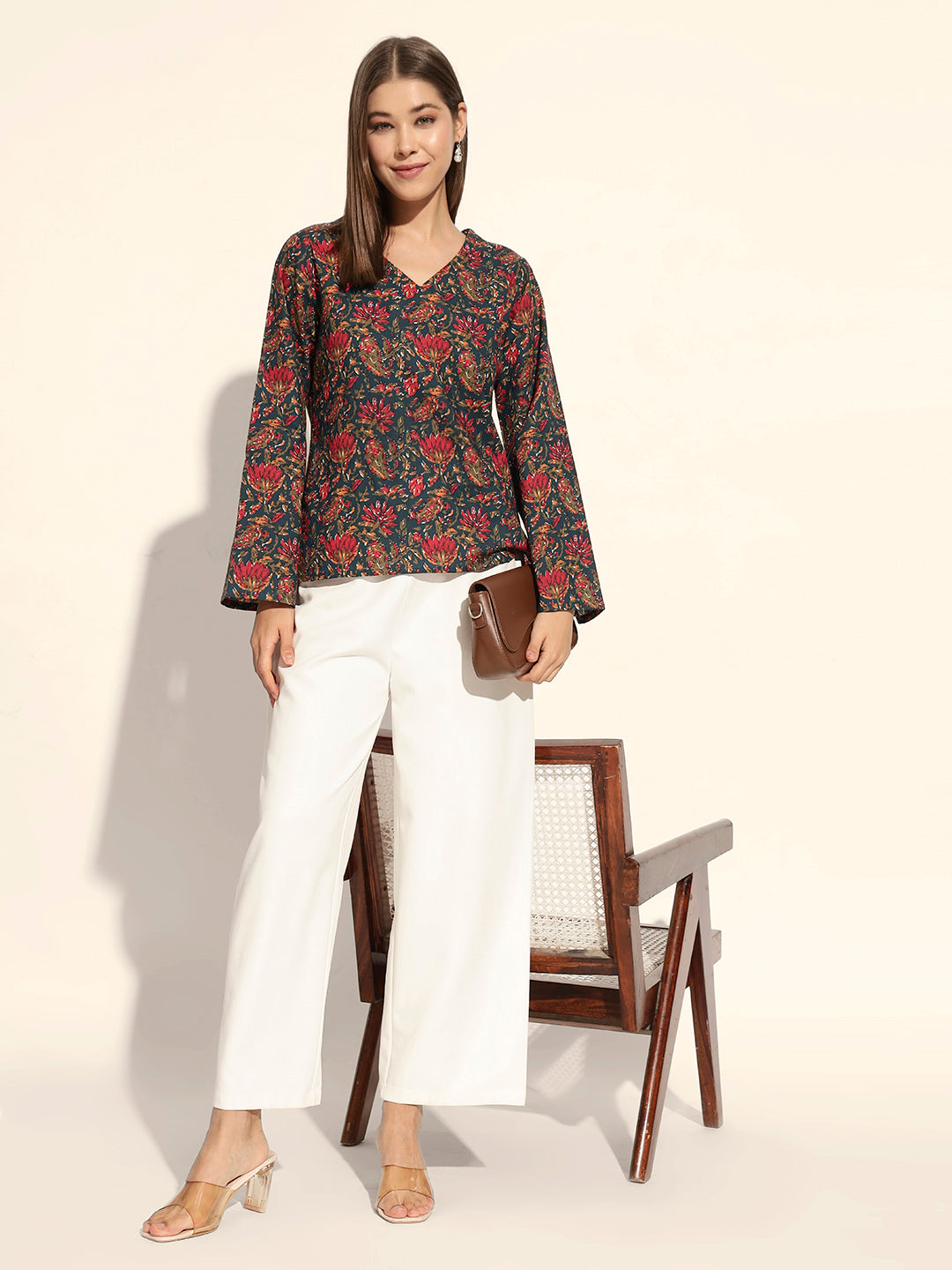 Indie Bloom Flared Top