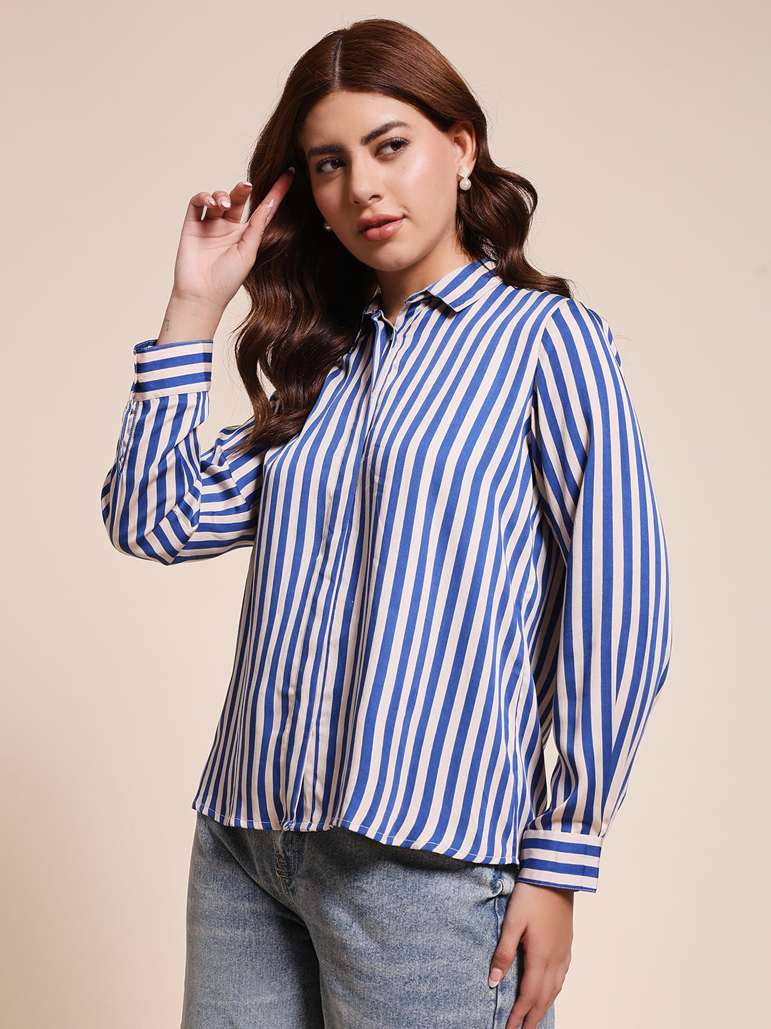 Classic Blue Stripe Shirt