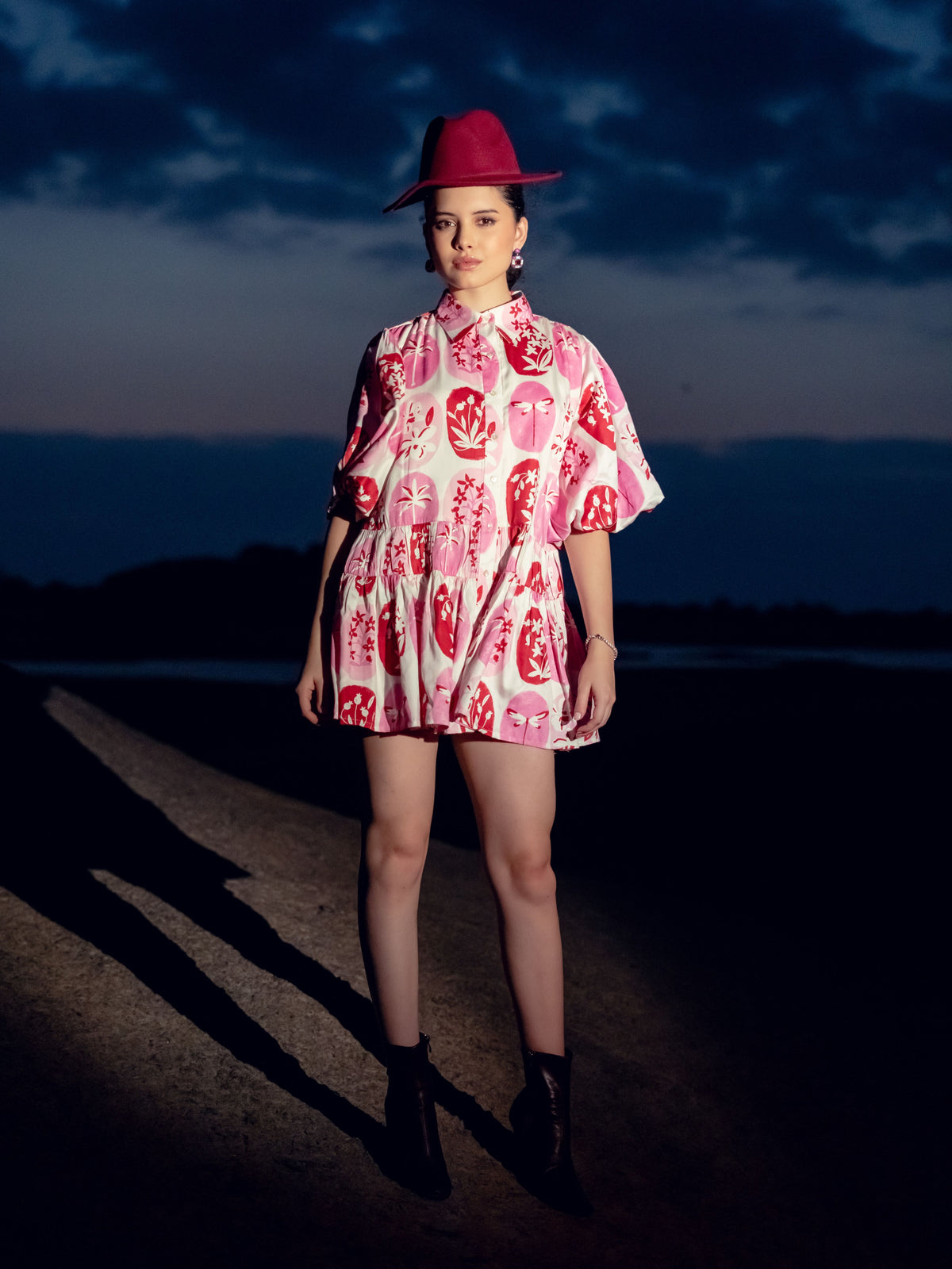 PALMA PINK SHIRT DRESS