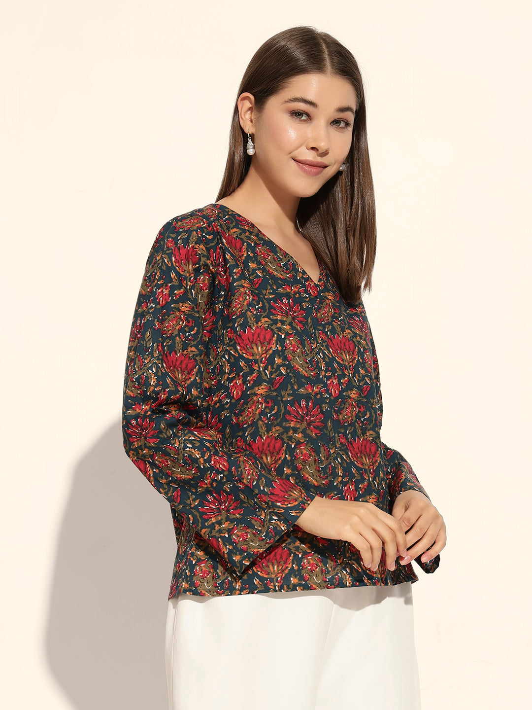 Indie Bloom Flared Top