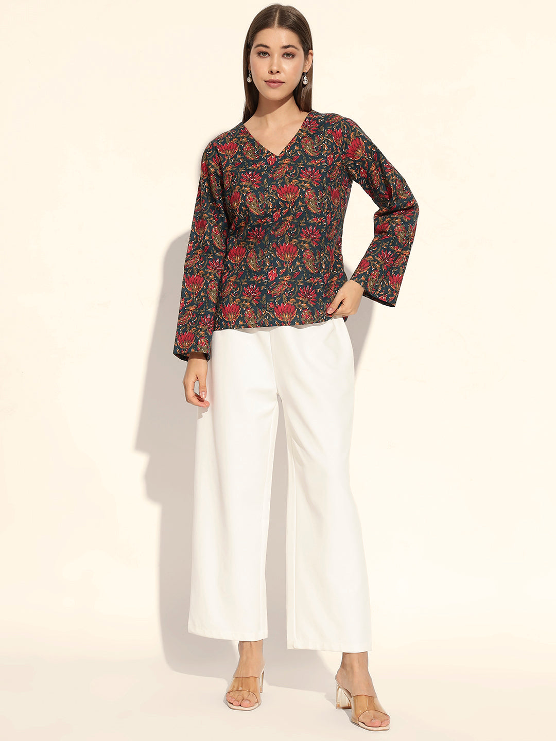 Indie Bloom Flared Top