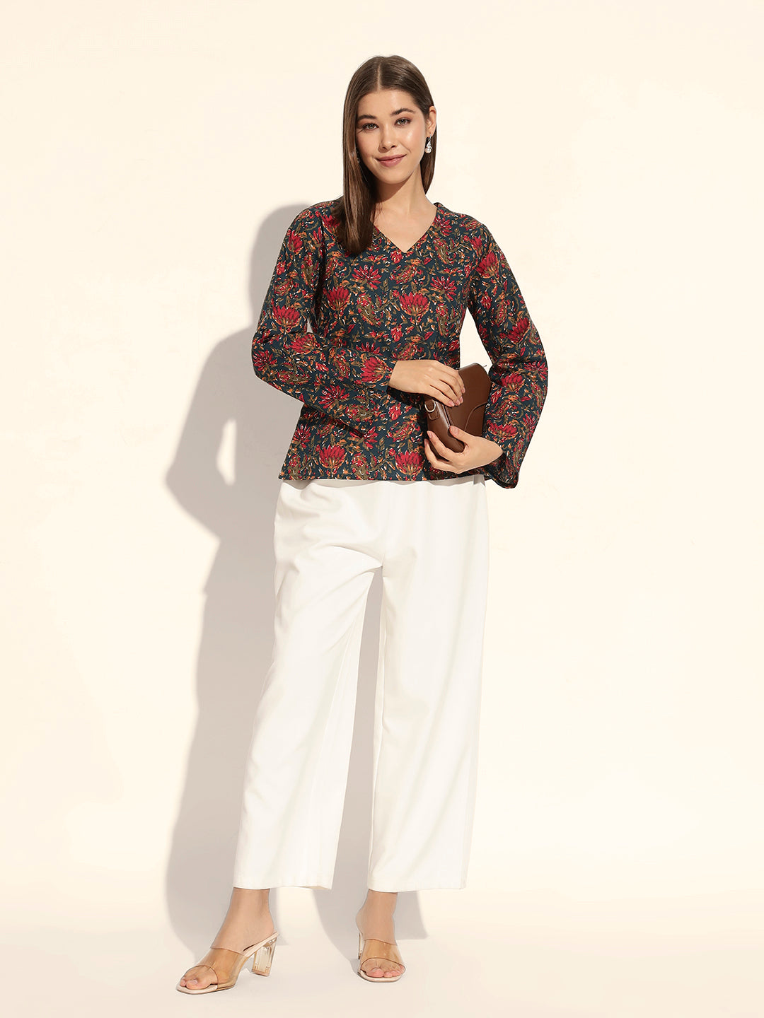 Indie Bloom Flared Top