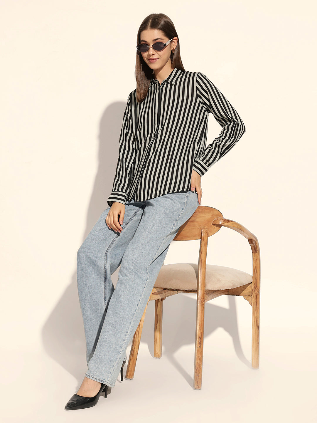 Black Stripe Shirt