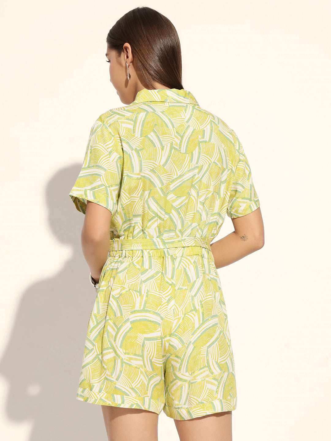 Lime Splash Playsuit