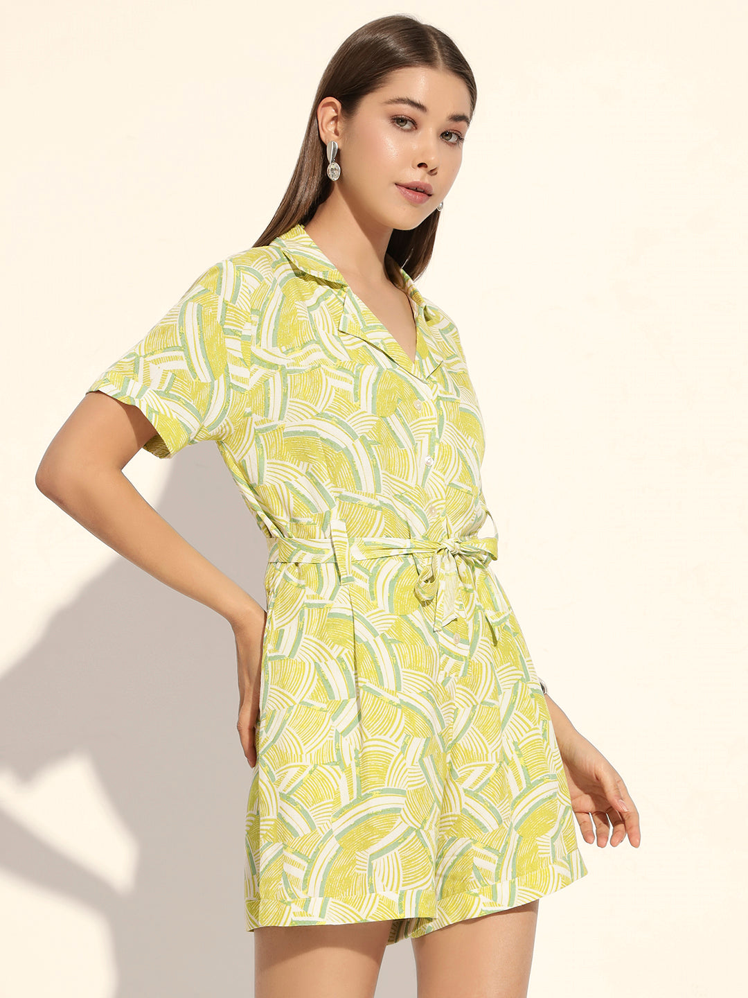 Lime Splash Playsuit