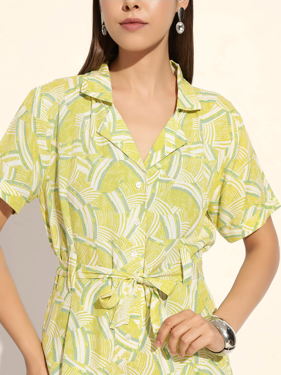 Lime Splash Playsuit