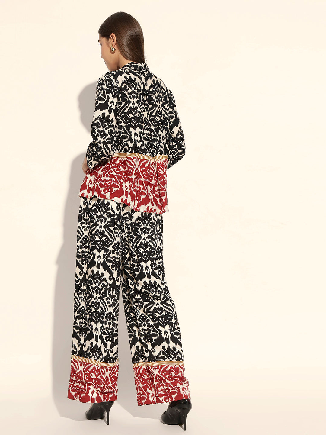 Crimson Ikat Co Ord Set