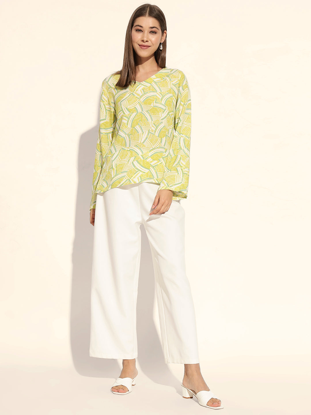 Lime Splash Flared Top