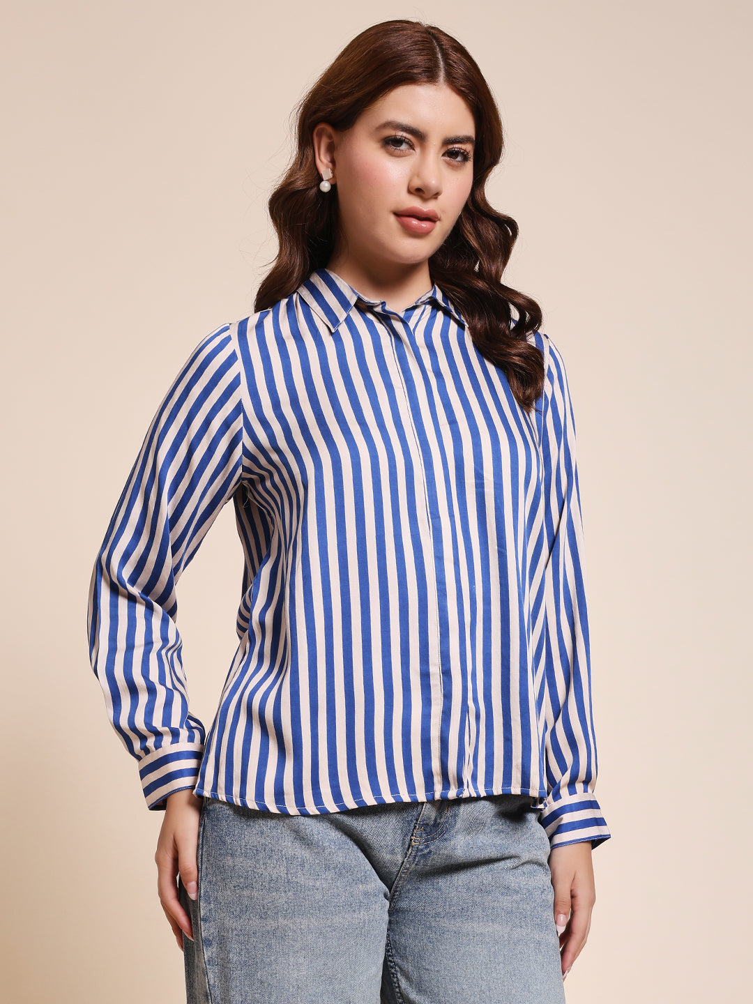 Classic Blue Stripe Shirt