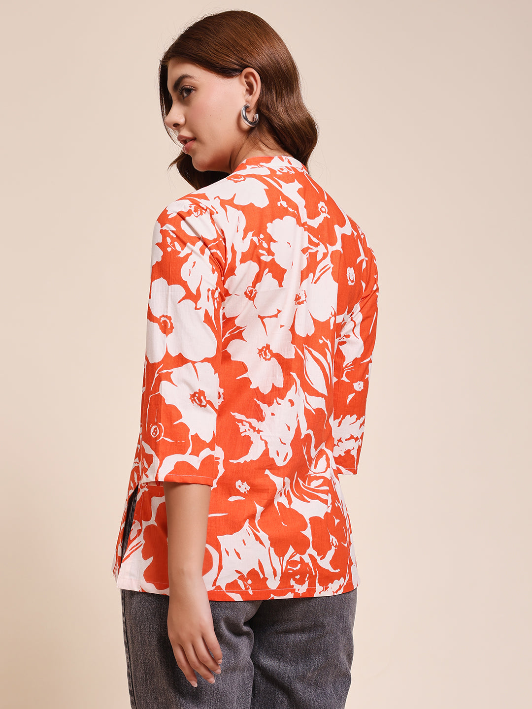 Coral Bloom Top