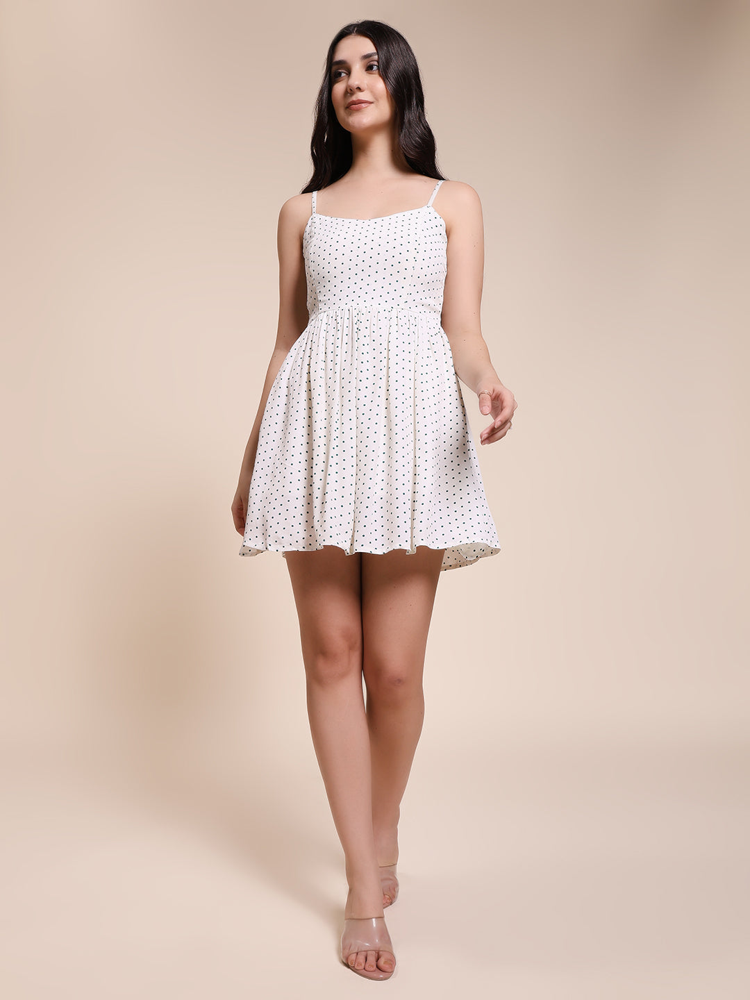 WHITE POLKA