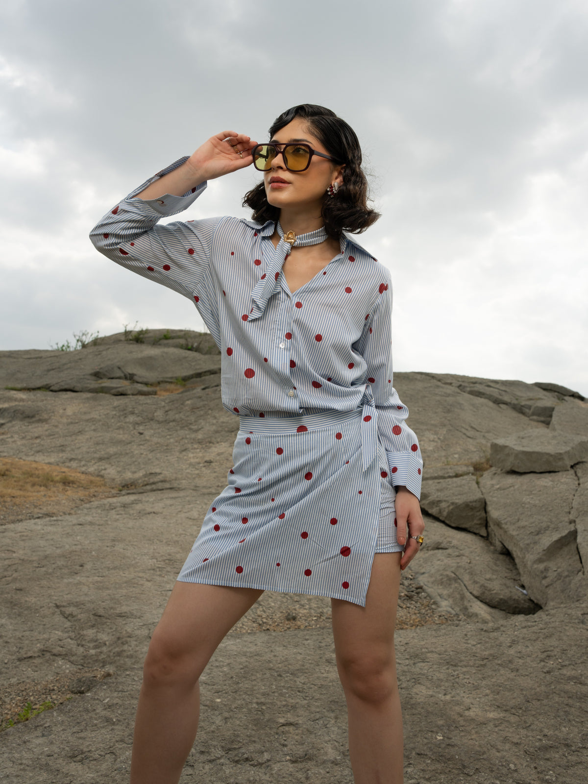 POPPY DOT CORD SET