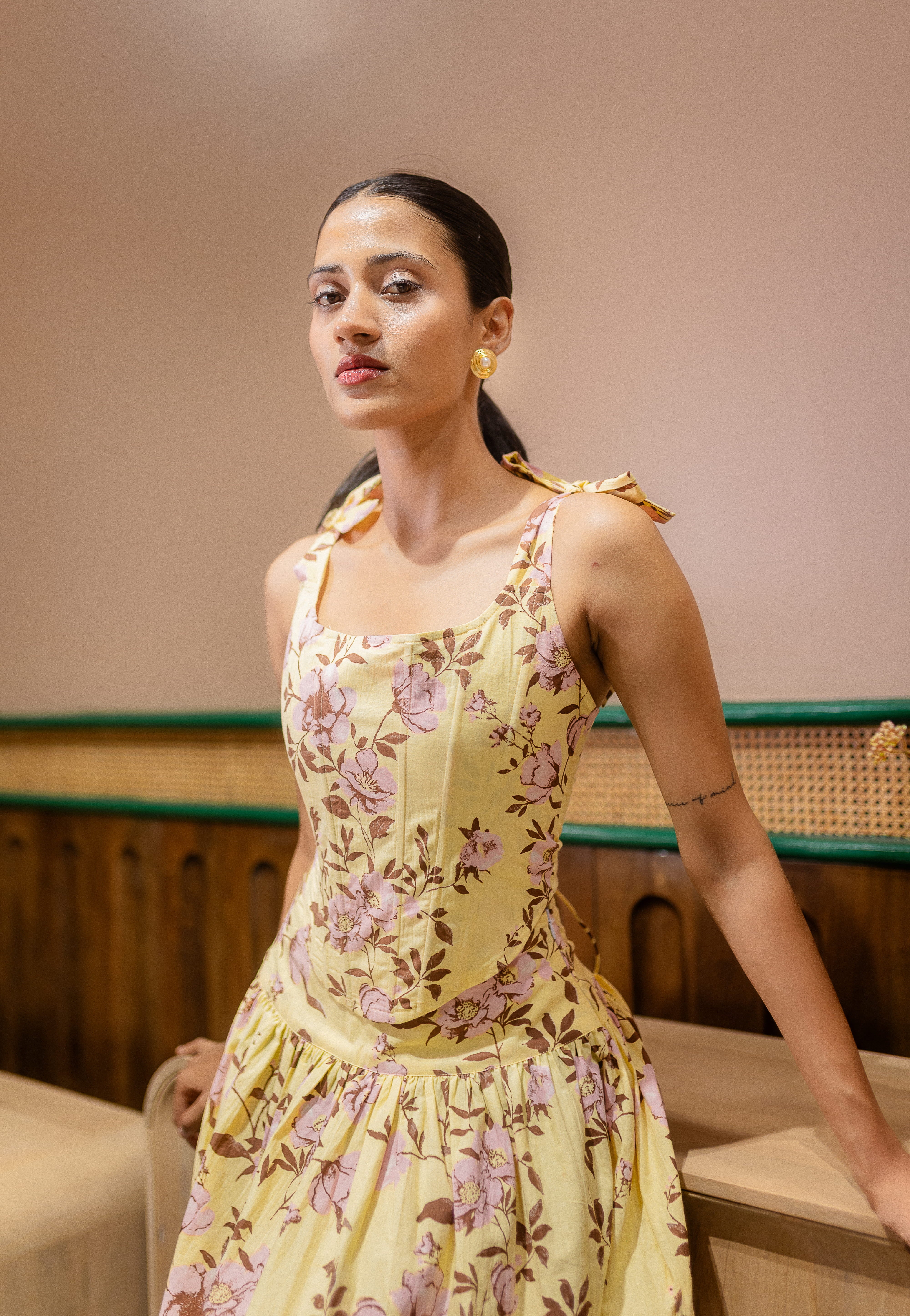 Butter Bloom Corset & Skirt Set