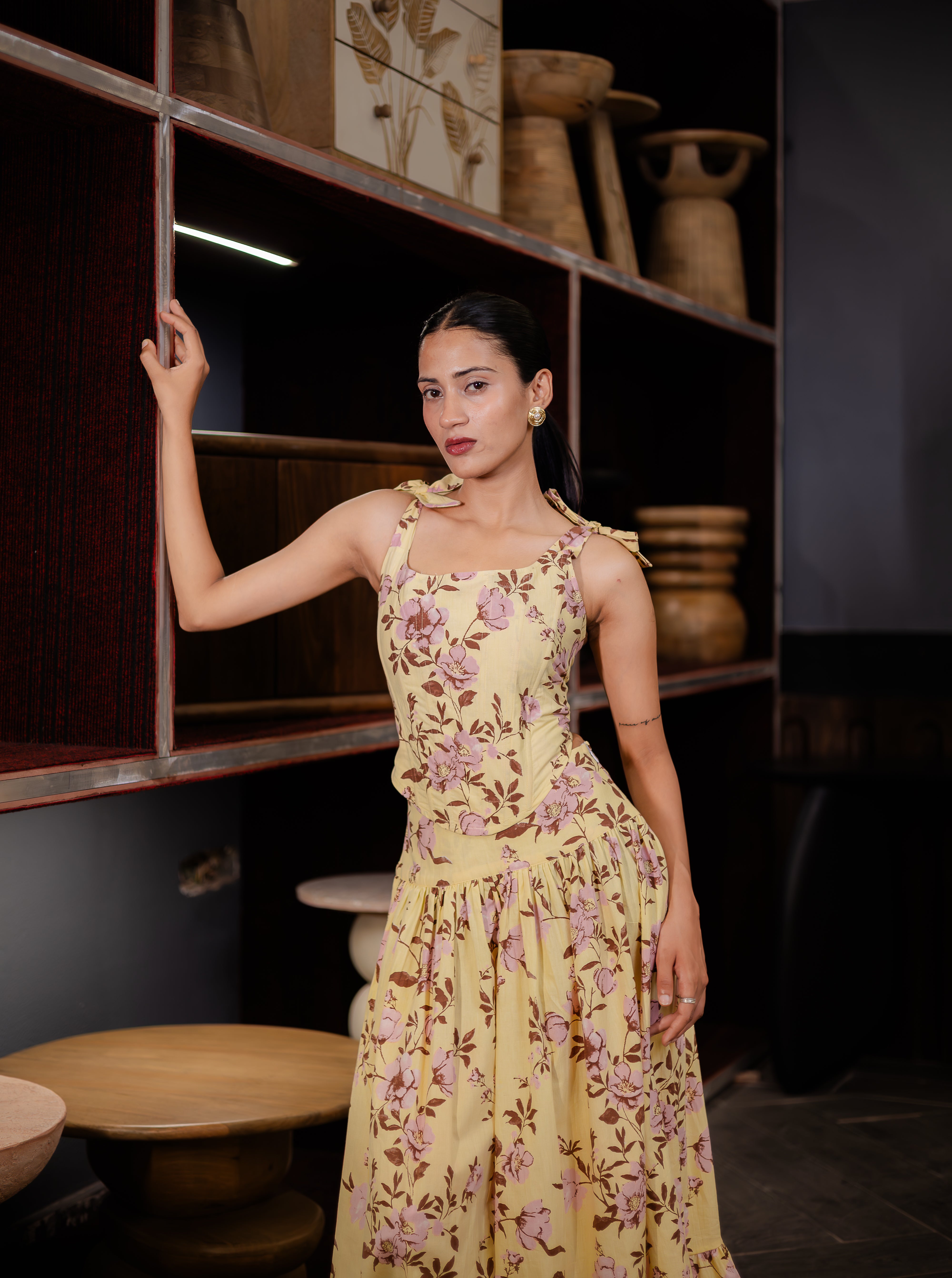 Butter Bloom Corset & Skirt Set
