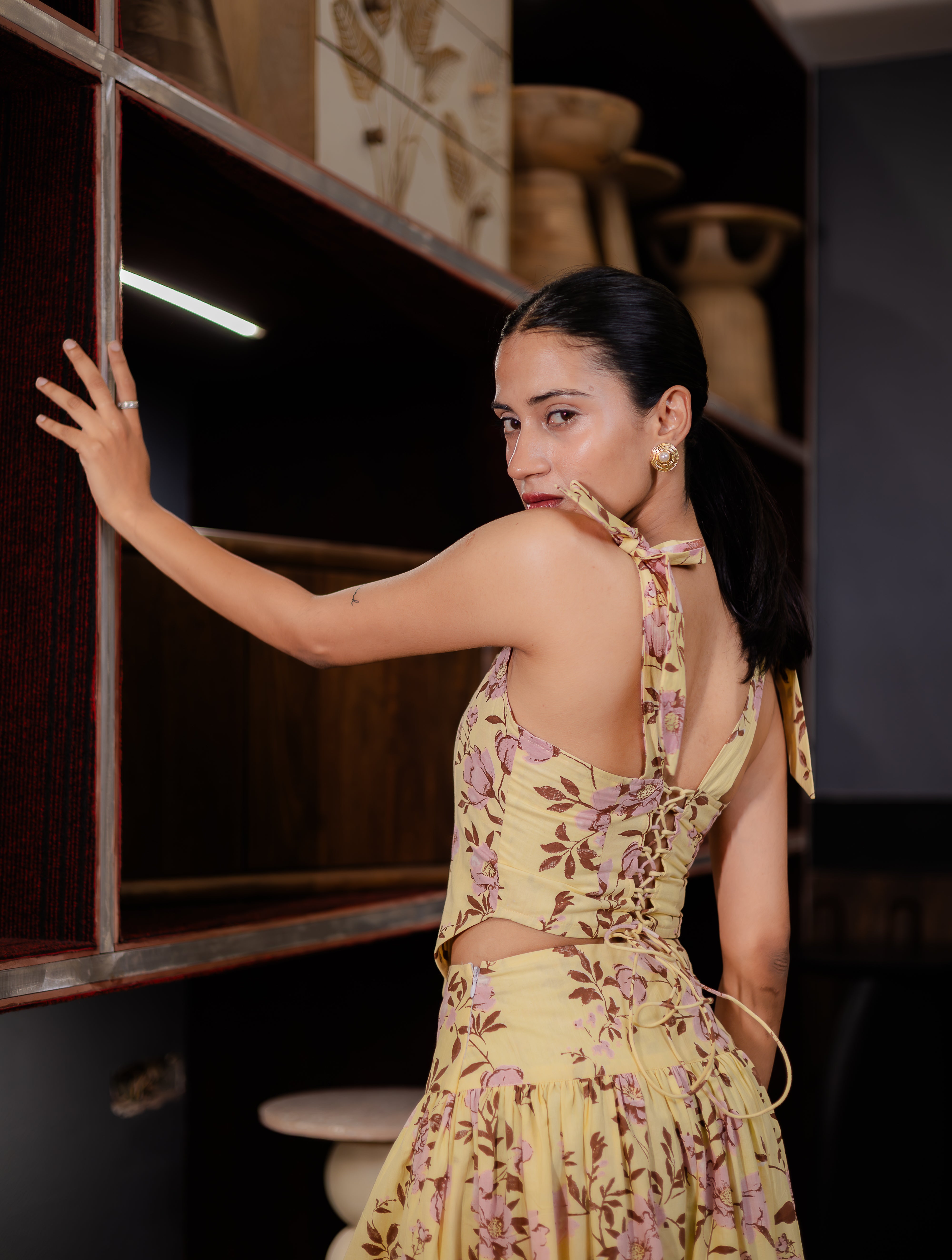 Butter Bloom Corset & Skirt Set