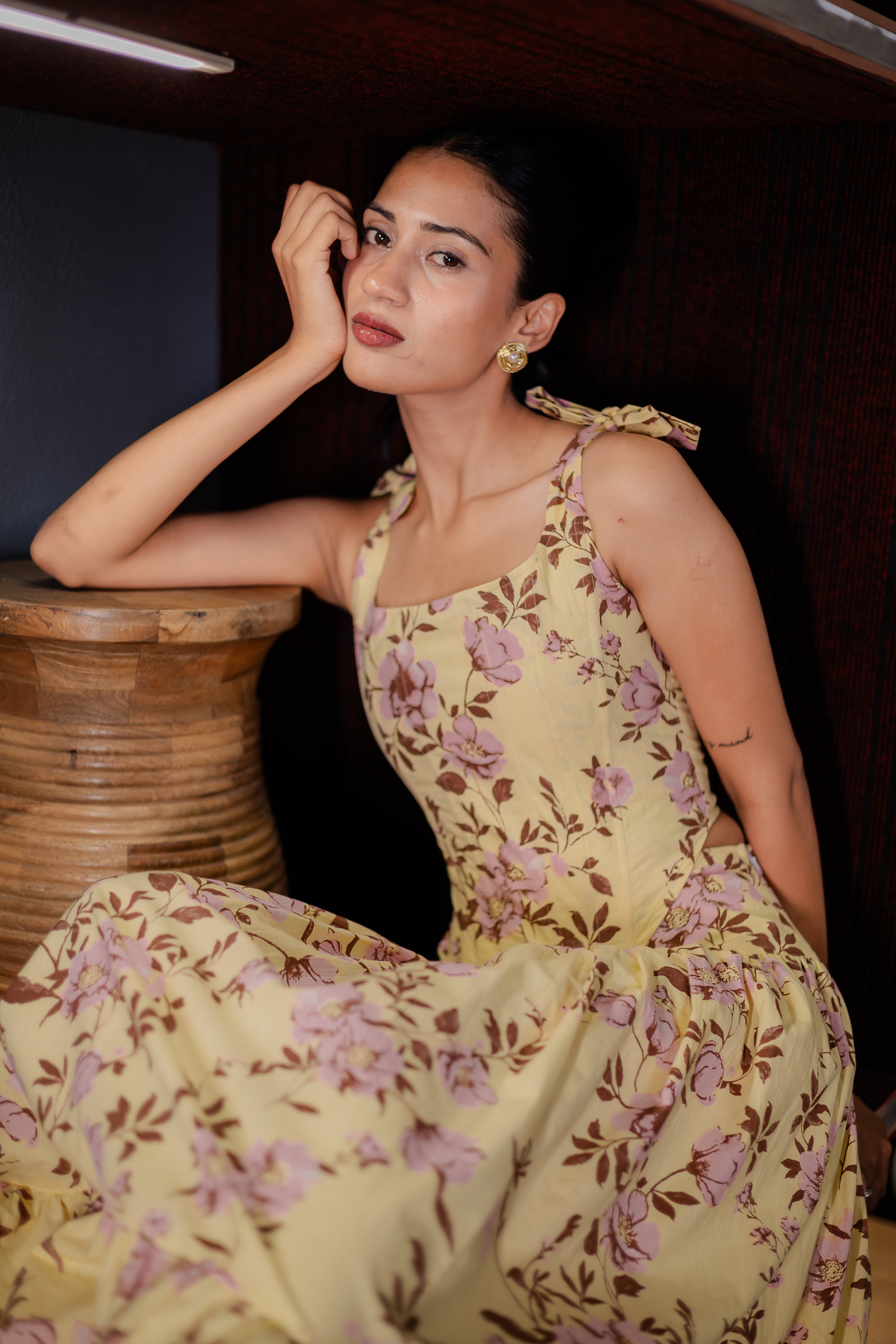 Butter Bloom Corset & Skirt Set