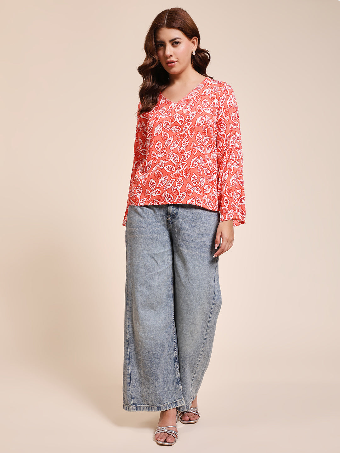 Rust Leafy - FLARED TOP